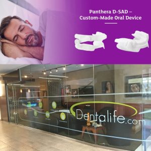 Dental sleep appliance for snoring and sleep apnea at Dentalife Calgary